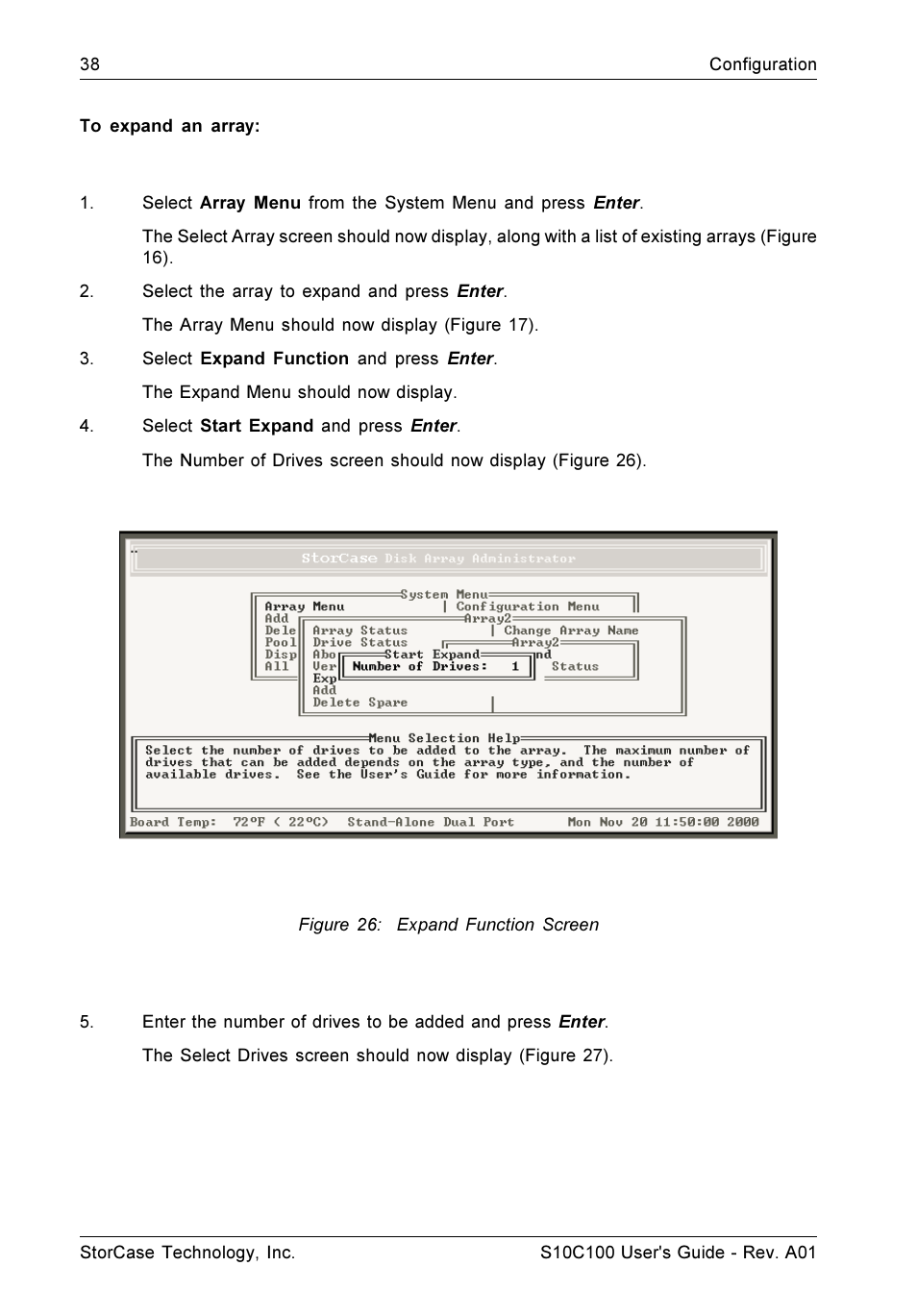 StorCase Technology Fibre-to-SCSI Single RAID User Manual | Page 50 / 162