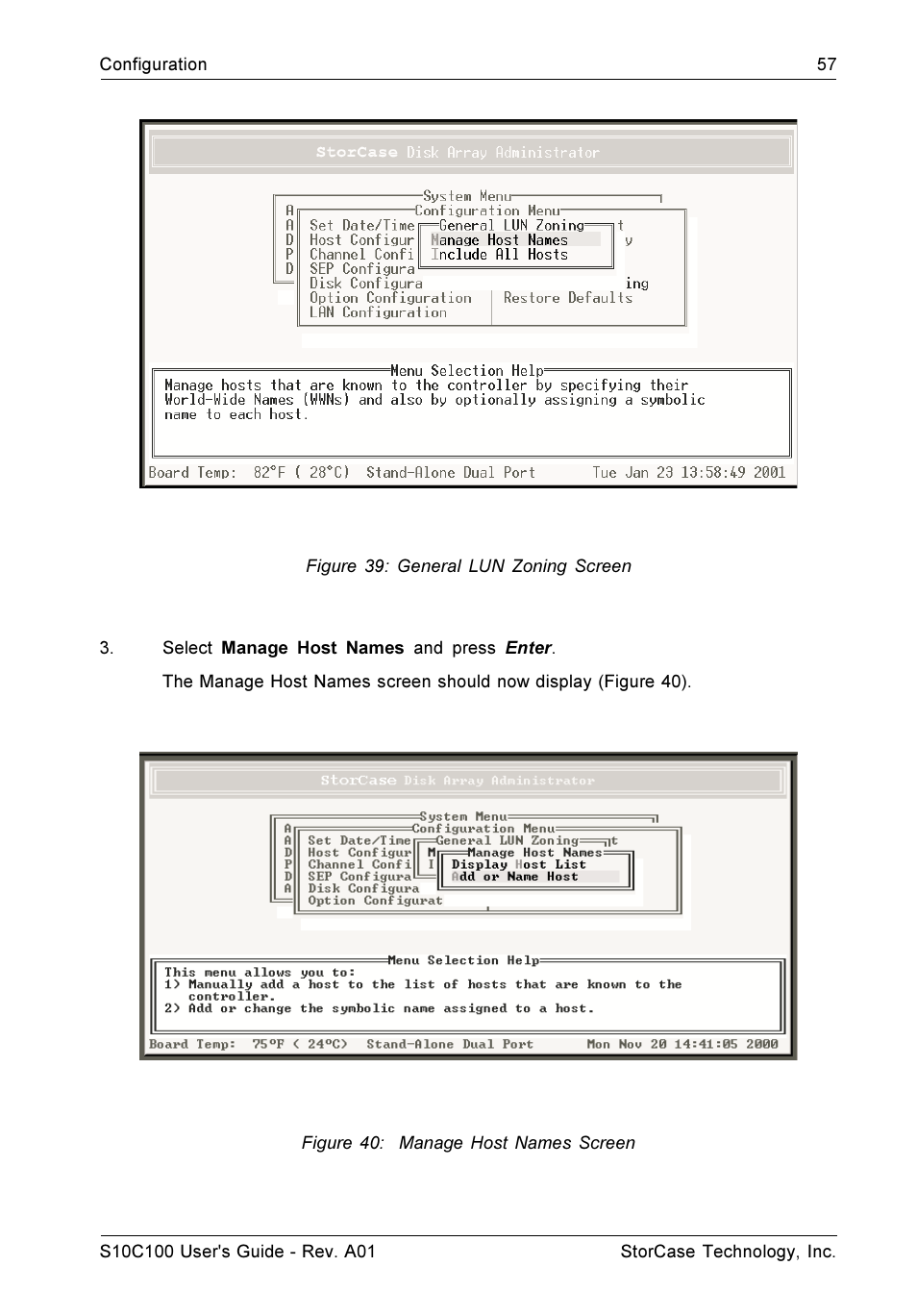 StorCase Technology Fibre-to-SCSI Single RAID User Manual | Page 69 / 162