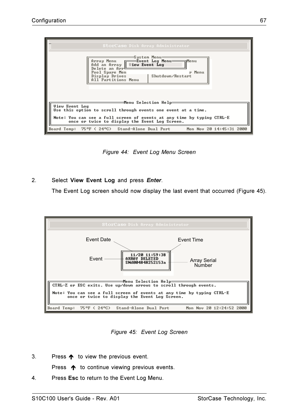 StorCase Technology Fibre-to-SCSI Single RAID User Manual | Page 79 / 162