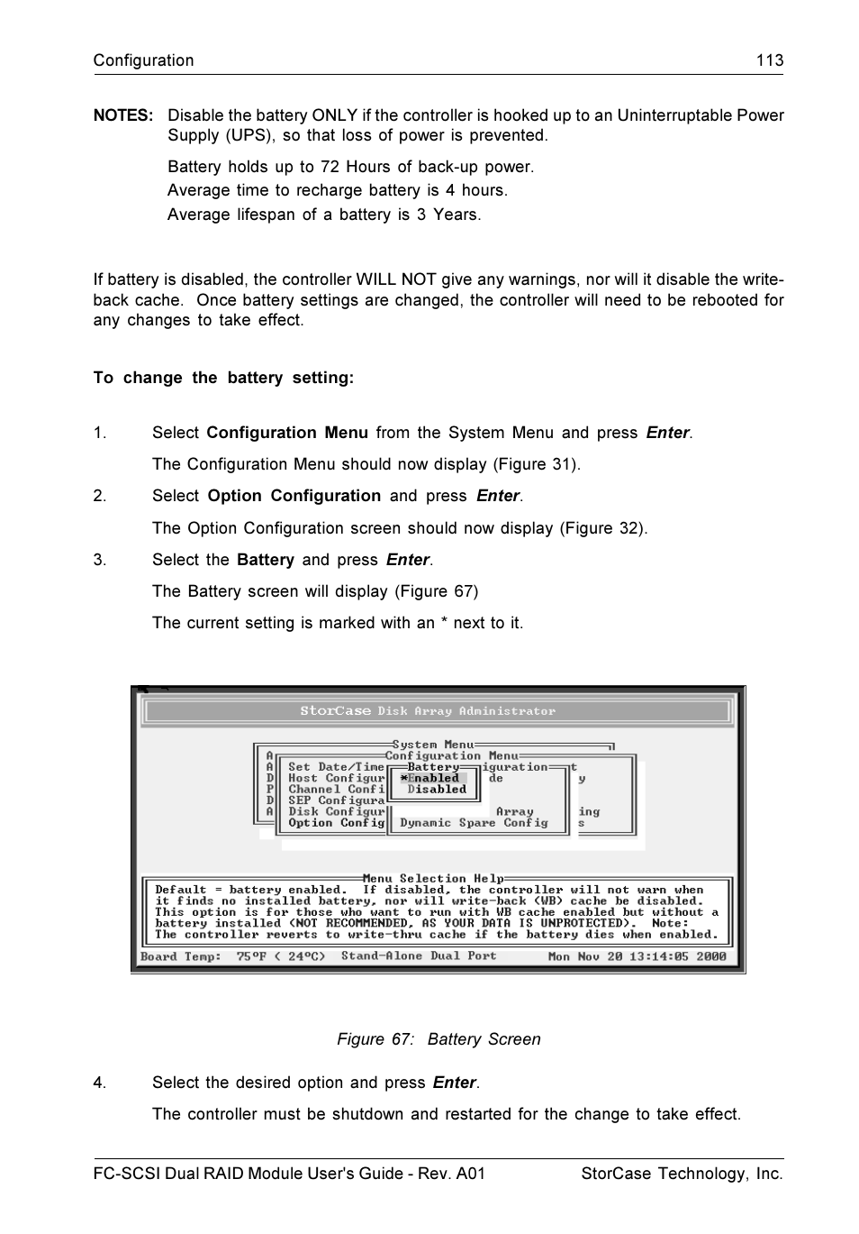 StorCase Technology FC-to-SCSI Single & Dual RAID User Manual | Page 126 / 179