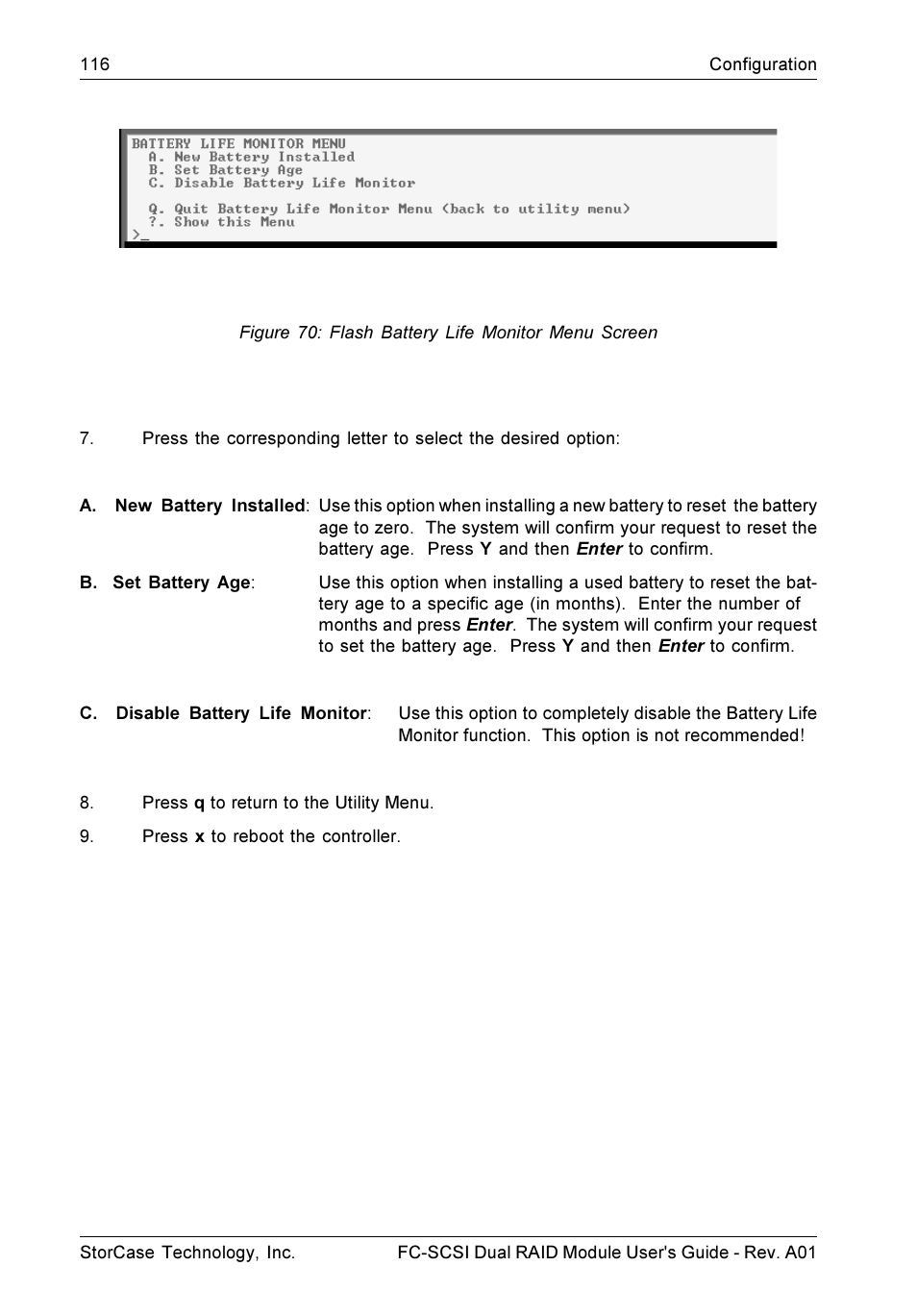 StorCase Technology FC-to-SCSI Single & Dual RAID User Manual | Page 129 / 179