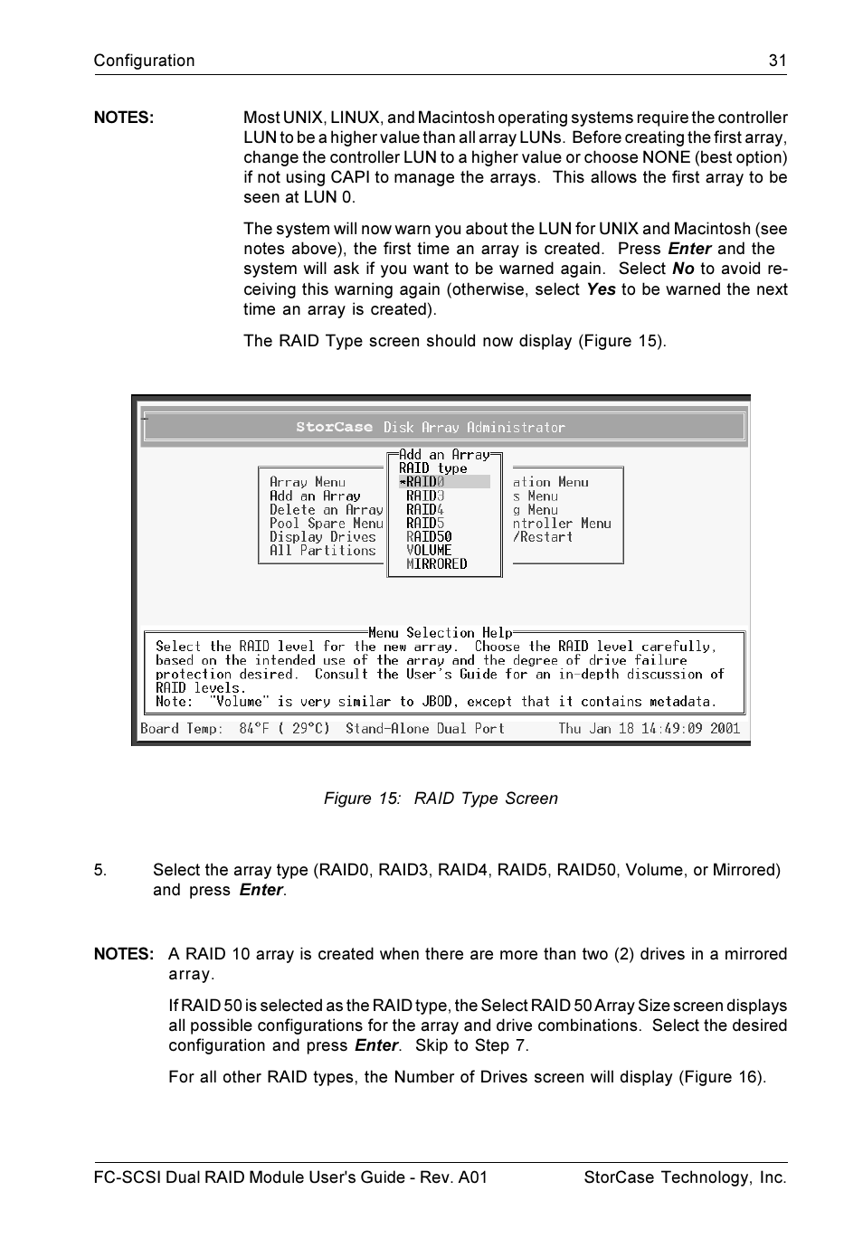 StorCase Technology FC-to-SCSI Single & Dual RAID User Manual | Page 44 / 179