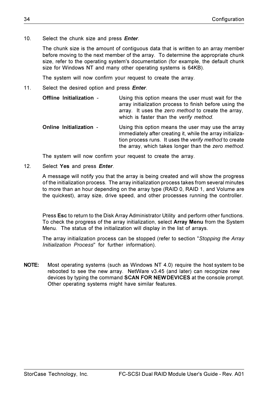 StorCase Technology FC-to-SCSI Single & Dual RAID User Manual | Page 47 / 179