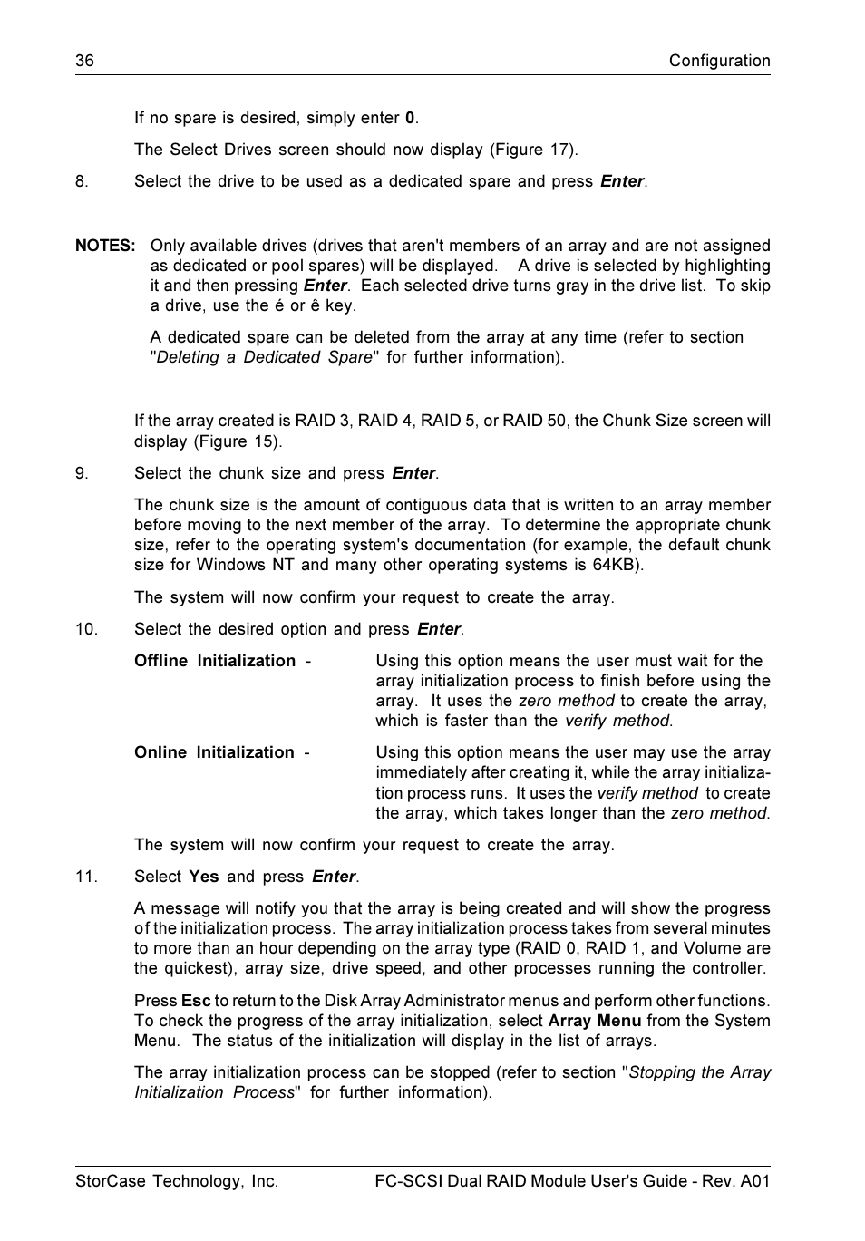 StorCase Technology FC-to-SCSI Single & Dual RAID User Manual | Page 49 / 179