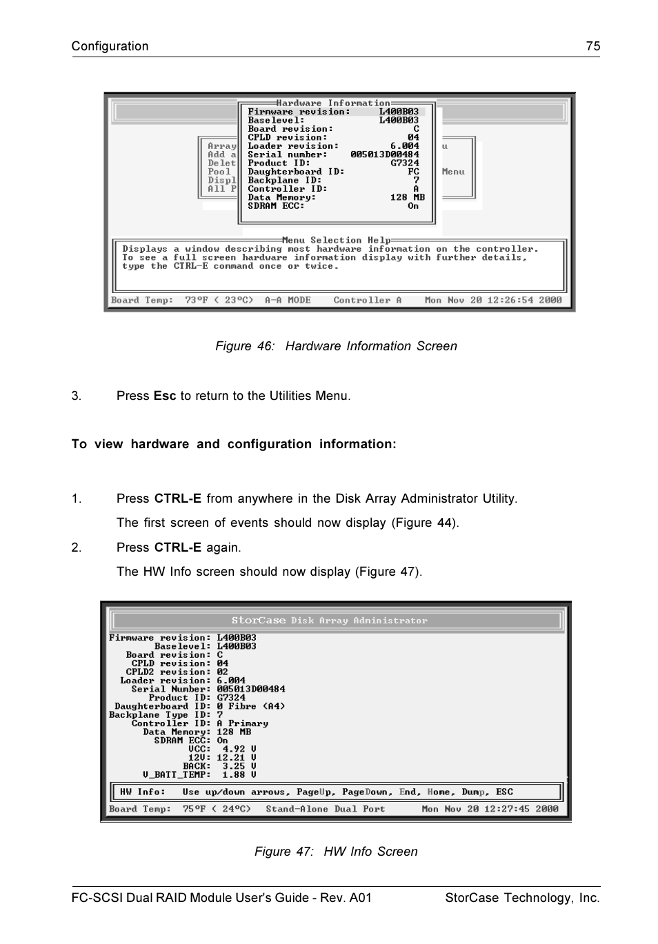 StorCase Technology FC-to-SCSI Single & Dual RAID User Manual | Page 88 / 179