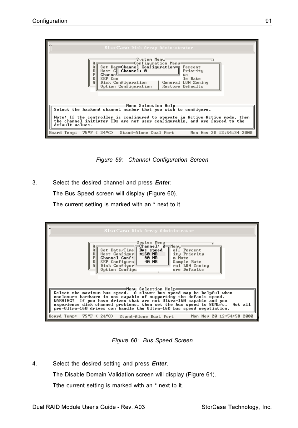 StorCase Technology CSI-to-SCSI Single & Dual RAID User Manual | Page 104 / 171