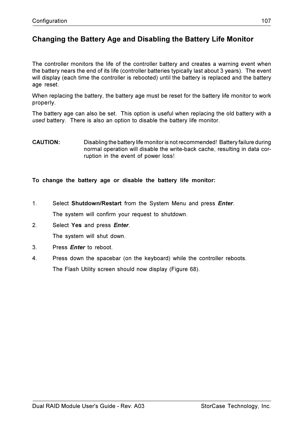 StorCase Technology CSI-to-SCSI Single & Dual RAID User Manual | Page 120 / 171