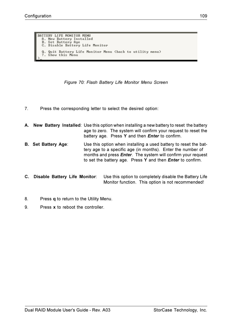 StorCase Technology CSI-to-SCSI Single & Dual RAID User Manual | Page 122 / 171