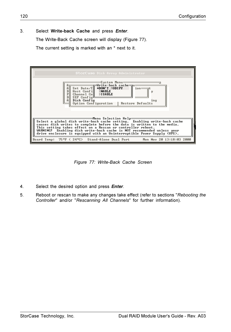 StorCase Technology CSI-to-SCSI Single & Dual RAID User Manual | Page 133 / 171