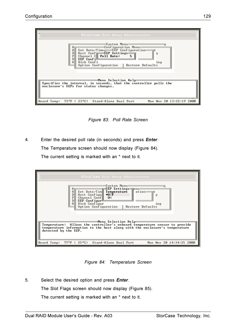 StorCase Technology CSI-to-SCSI Single & Dual RAID User Manual | Page 142 / 171