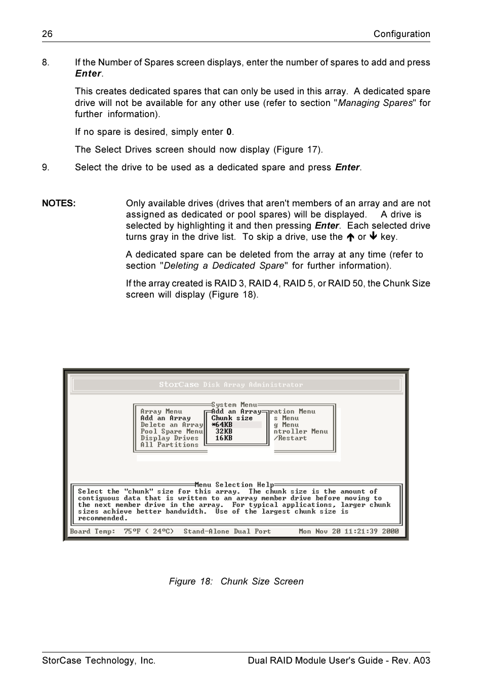 StorCase Technology CSI-to-SCSI Single & Dual RAID User Manual | Page 39 / 171