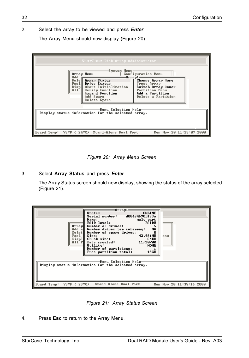StorCase Technology CSI-to-SCSI Single & Dual RAID User Manual | Page 45 / 171