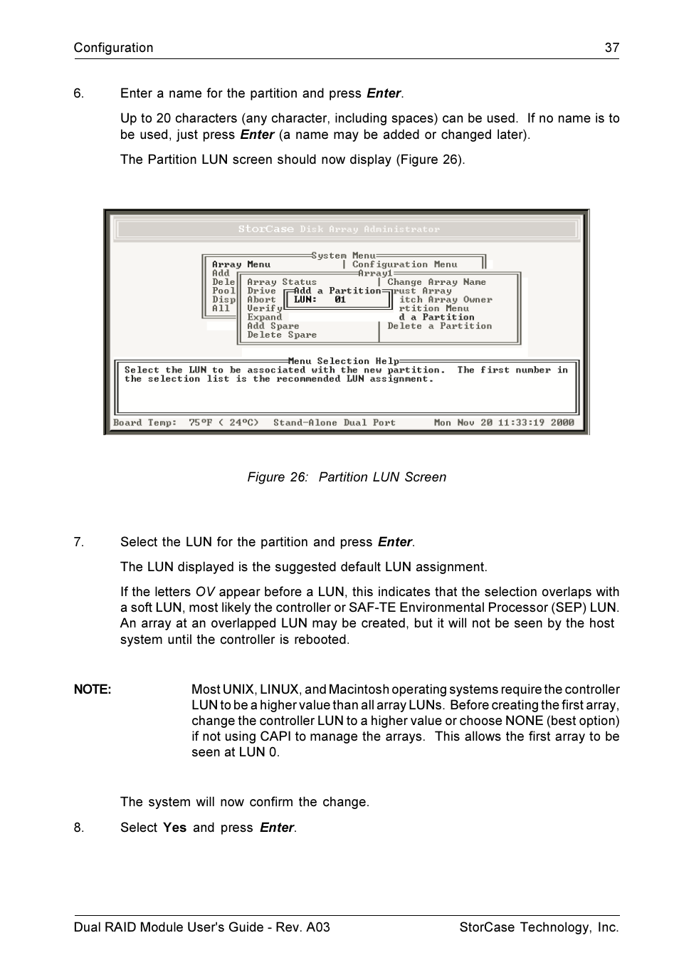 StorCase Technology CSI-to-SCSI Single & Dual RAID User Manual | Page 50 / 171