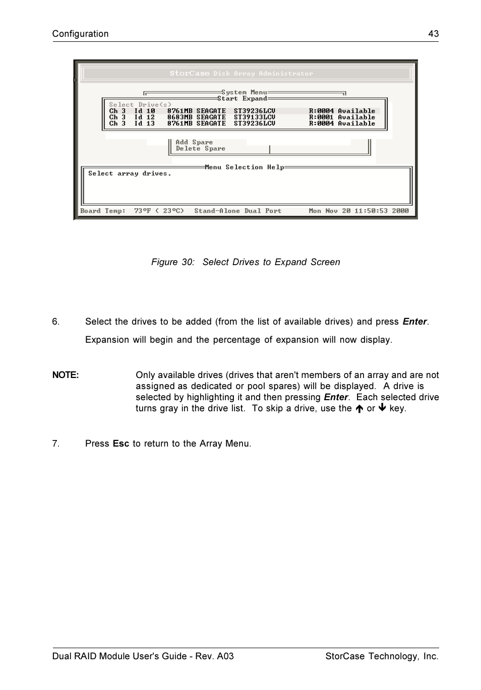 StorCase Technology CSI-to-SCSI Single & Dual RAID User Manual | Page 56 / 171