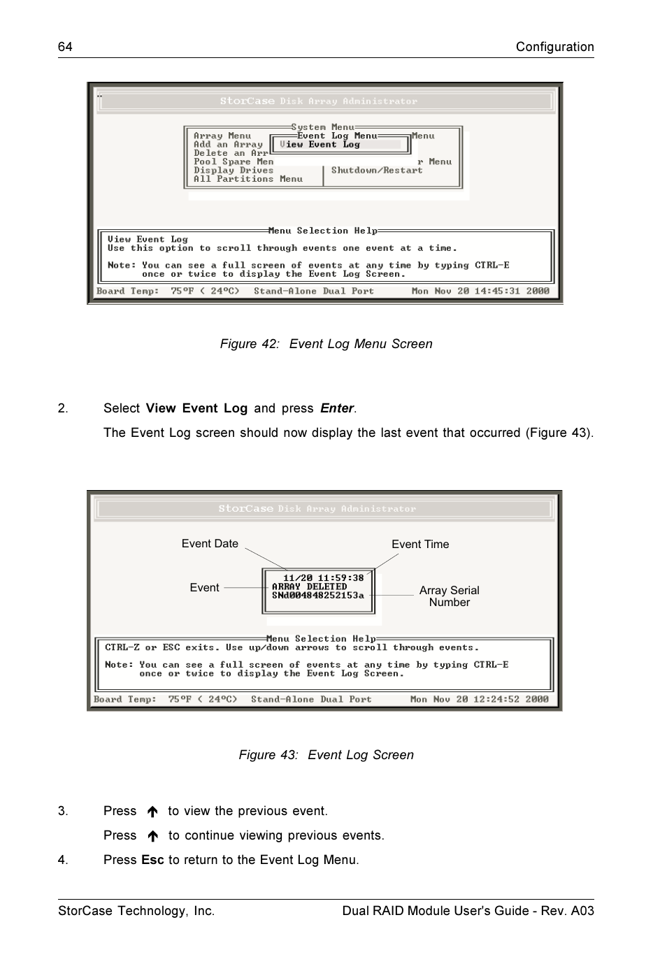 StorCase Technology CSI-to-SCSI Single & Dual RAID User Manual | Page 77 / 171