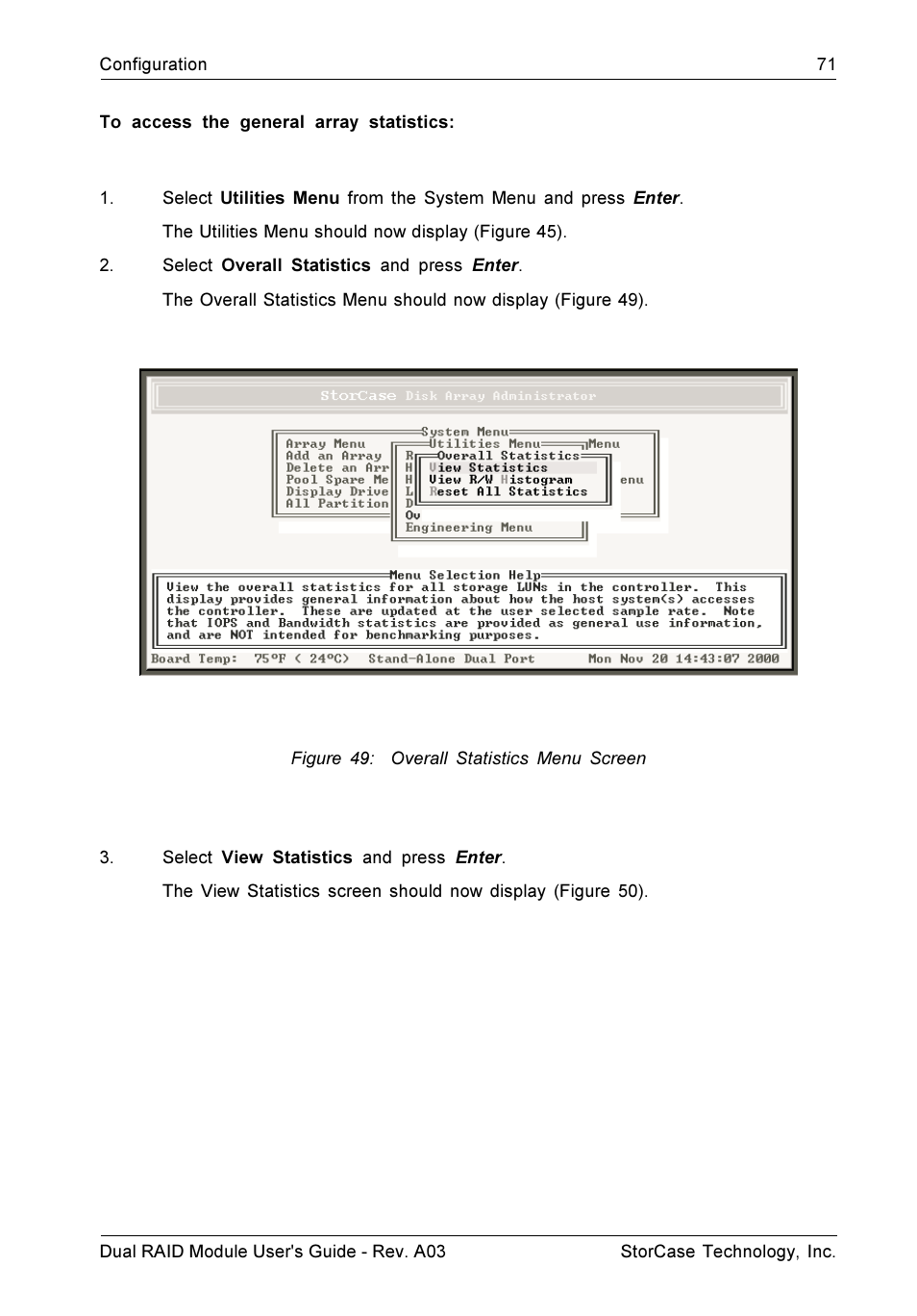 StorCase Technology CSI-to-SCSI Single & Dual RAID User Manual | Page 84 / 171