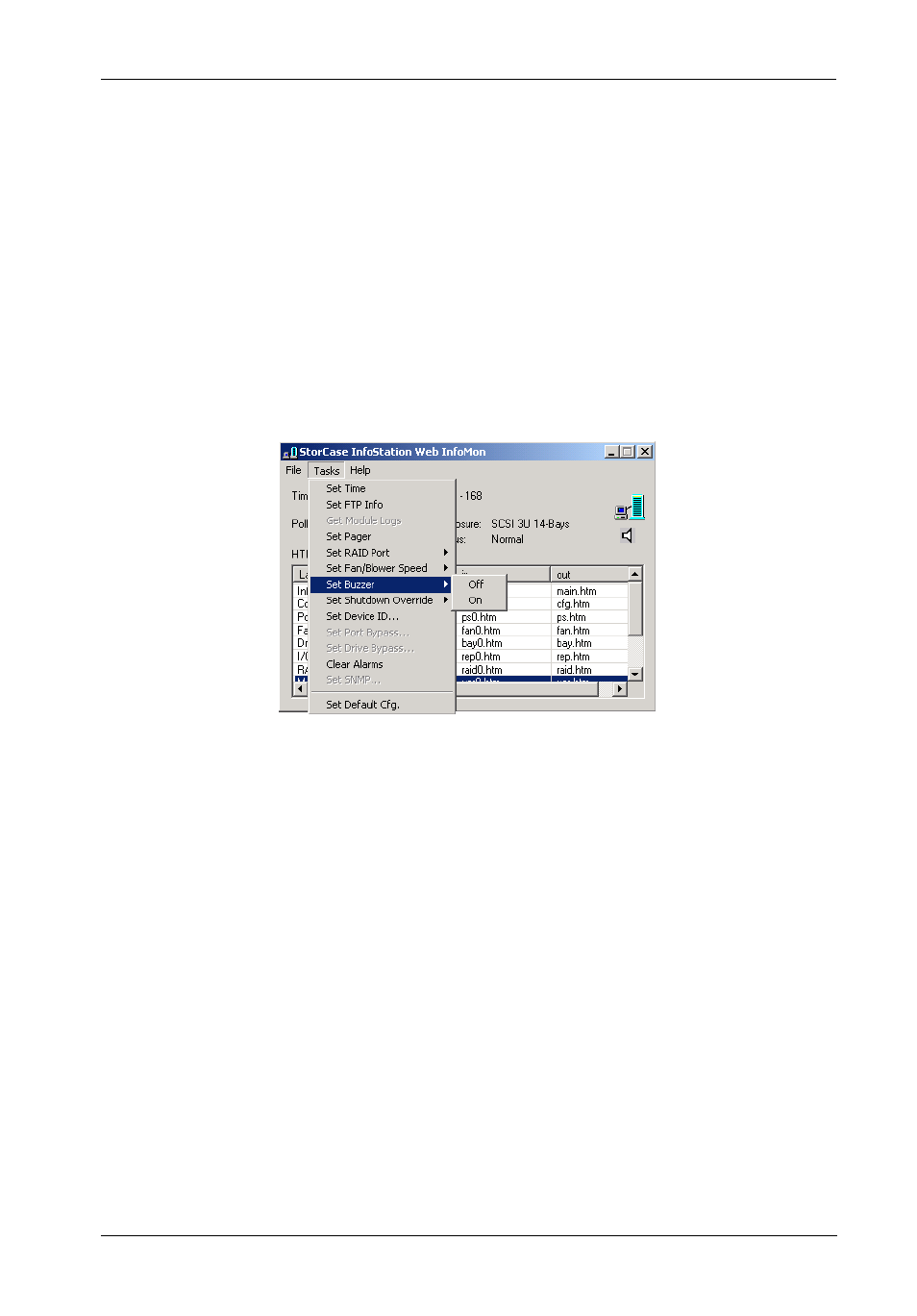 StorCase Technology InfoMon User Manual | Page 17 / 50