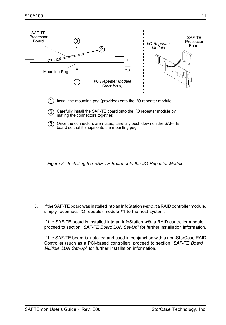 StorCase Technology S10A100 User Manual | Page 11 / 24