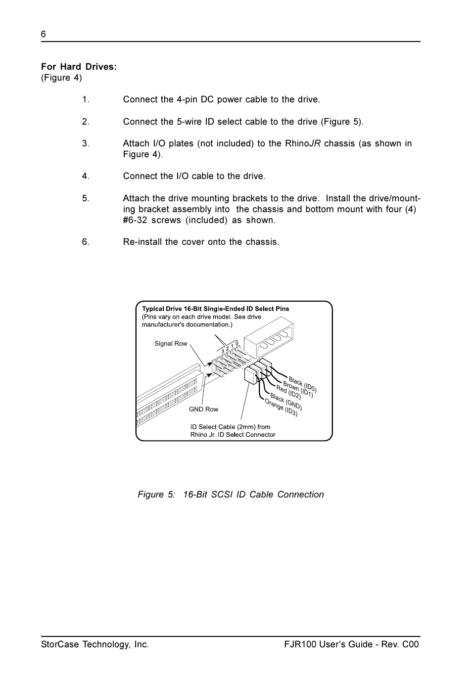 StorCase Technology FJR100 User Manual | Page 7 / 12