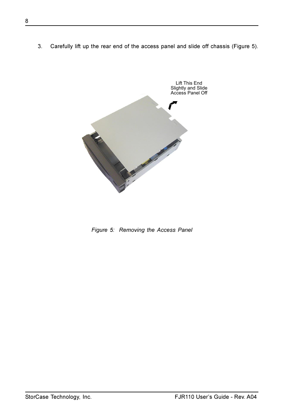 StorCase Technology FJR110 User Manual | Page 9 / 12