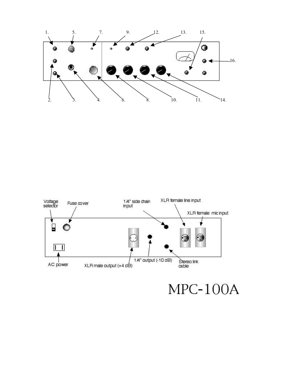 Summit Audio MPC-100A Mic Preamp Compressor User Manual | Page 5 / 11