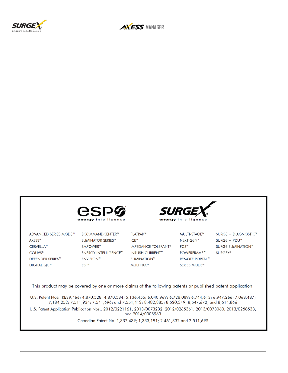 U user manual | SurgeX SX-AMM User Manual | Page 2 / 6