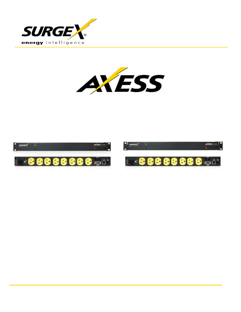 SurgeX SX-AX20 User Manual | 34 pages