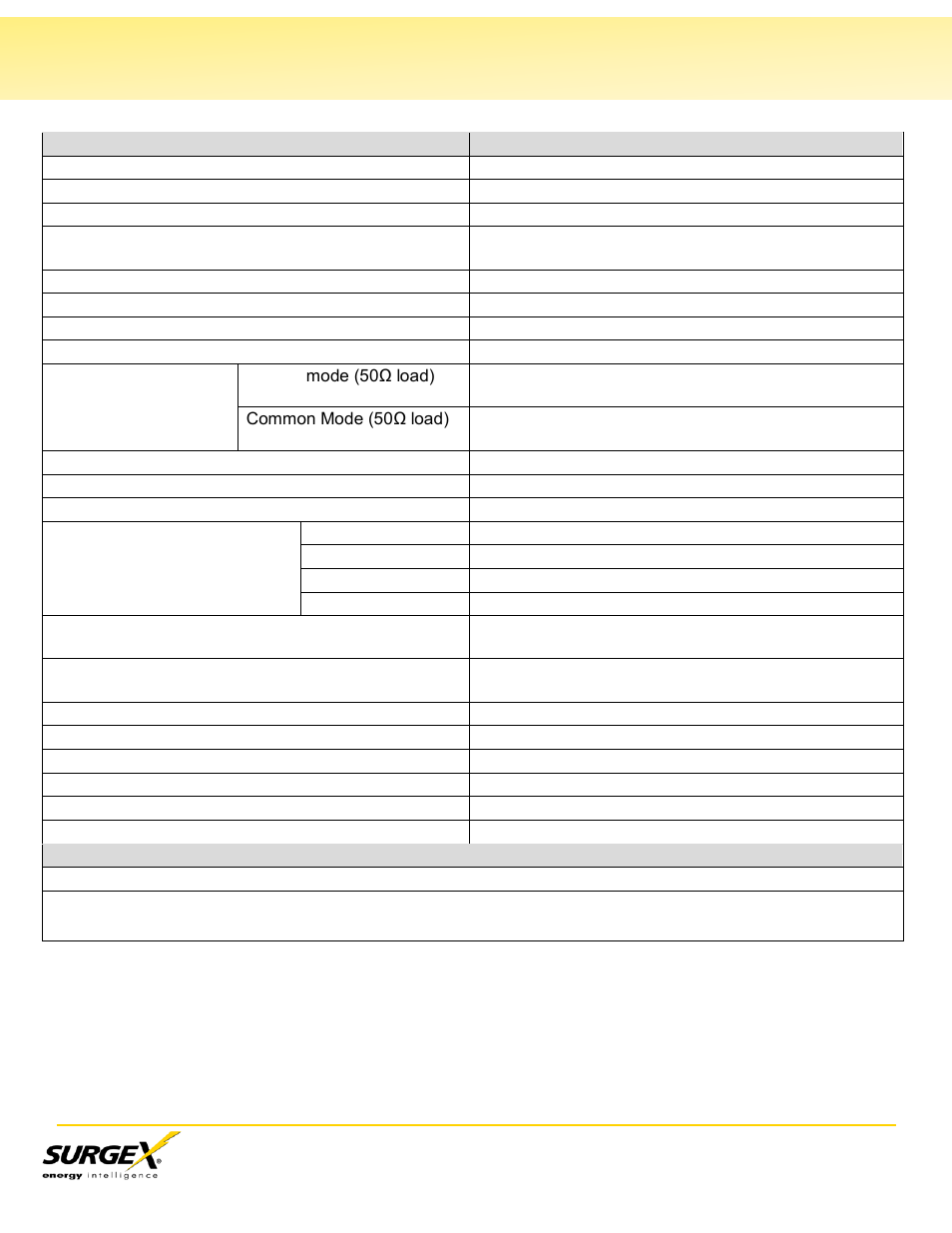 Xiv.specifications, Xiv. specifications | SurgeX SX-AX20 User Manual | Page 34 / 34