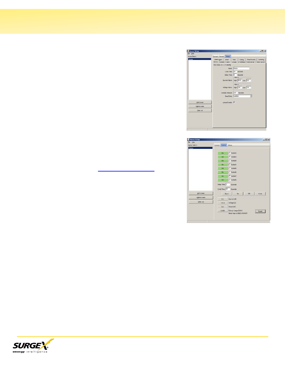 Ii. initial set-up, Setup and control utility (scu), Command line interface (cli) | SurgeX SX-AX20 User Manual | Page 6 / 34