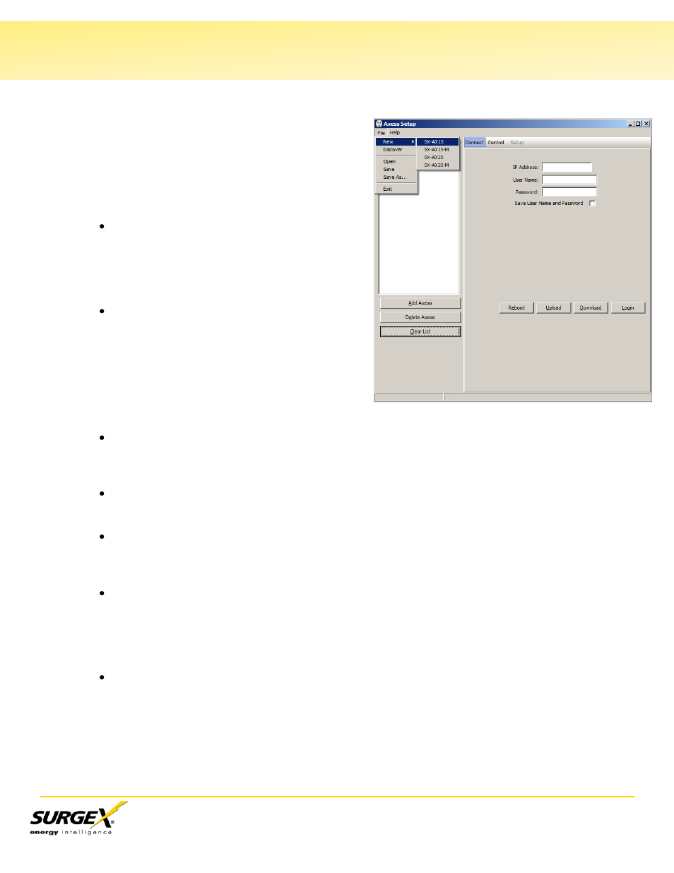 Vi. main menu | SurgeX SX-AX20 User Manual | Page 23 / 24