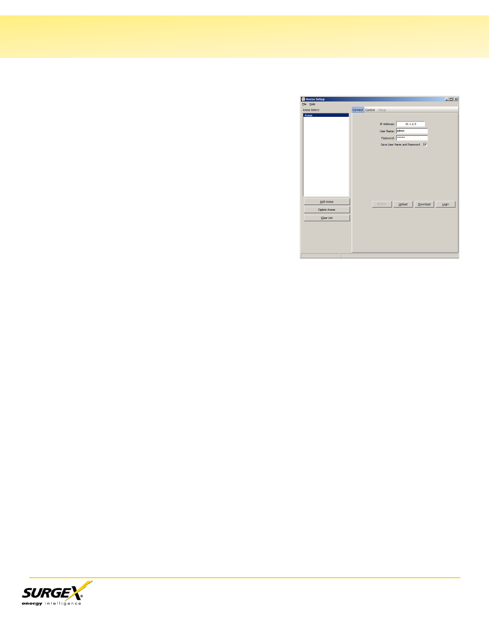 Iii. axess operation tab pages | SurgeX SX-AX20 User Manual | Page 8 / 24