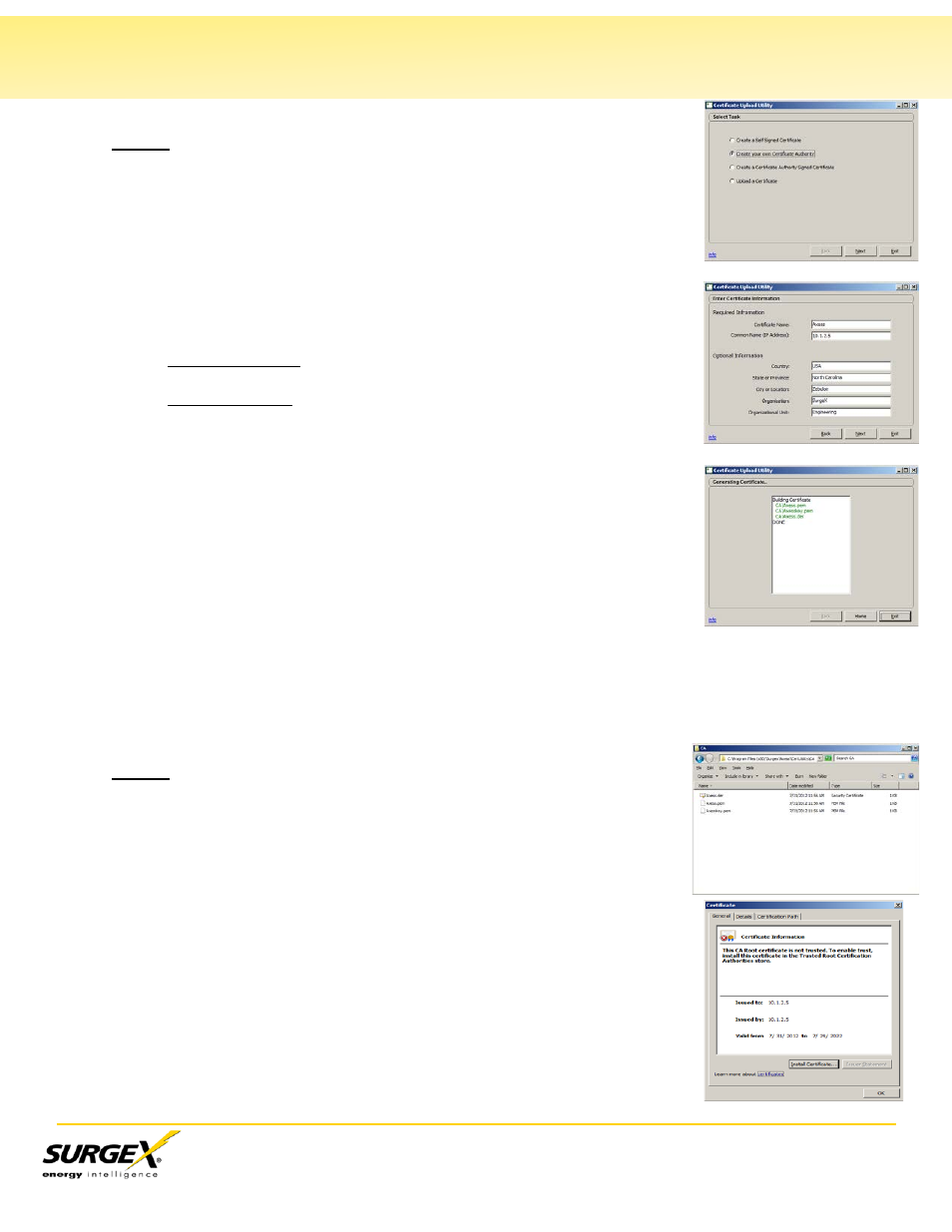 Iii. method 2: root certificate authority | SurgeX SX-AX20 User Manual | Page 5 / 7