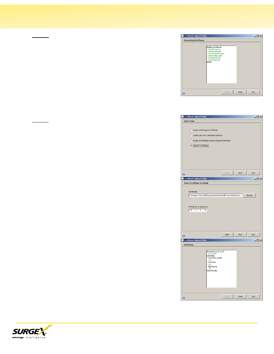 Iii. method 2: root certificate authority, Continued) | SurgeX SX-AX20 User Manual | Page 7 / 7