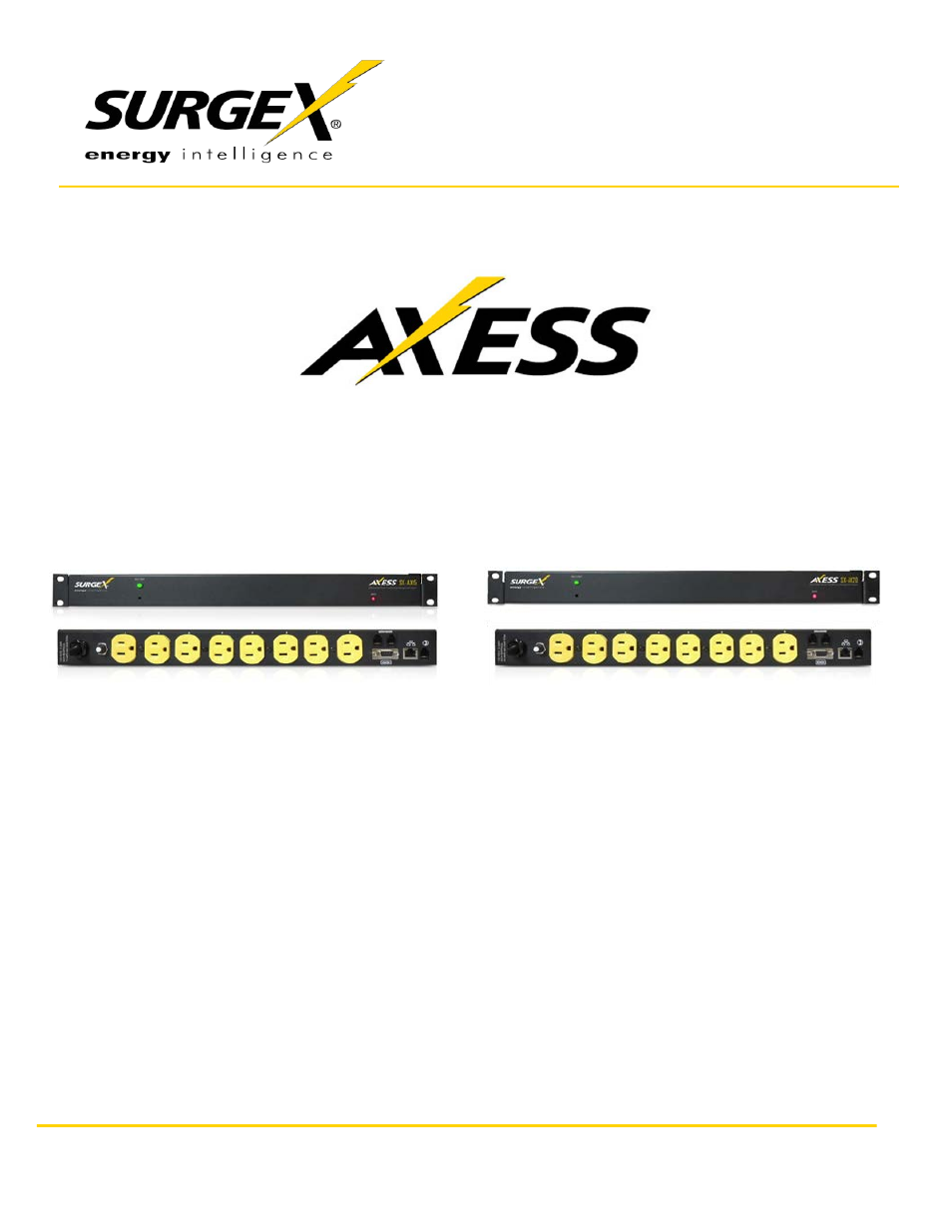 SurgeX SX-AX20 User Manual | 4 pages