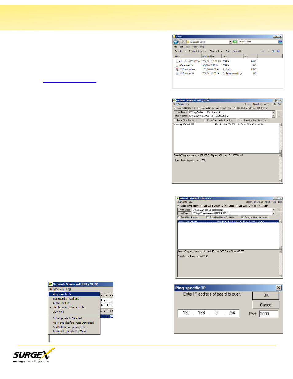 Ii. upgrade procedure | SurgeX SX-AX20 User Manual | Page 3 / 4