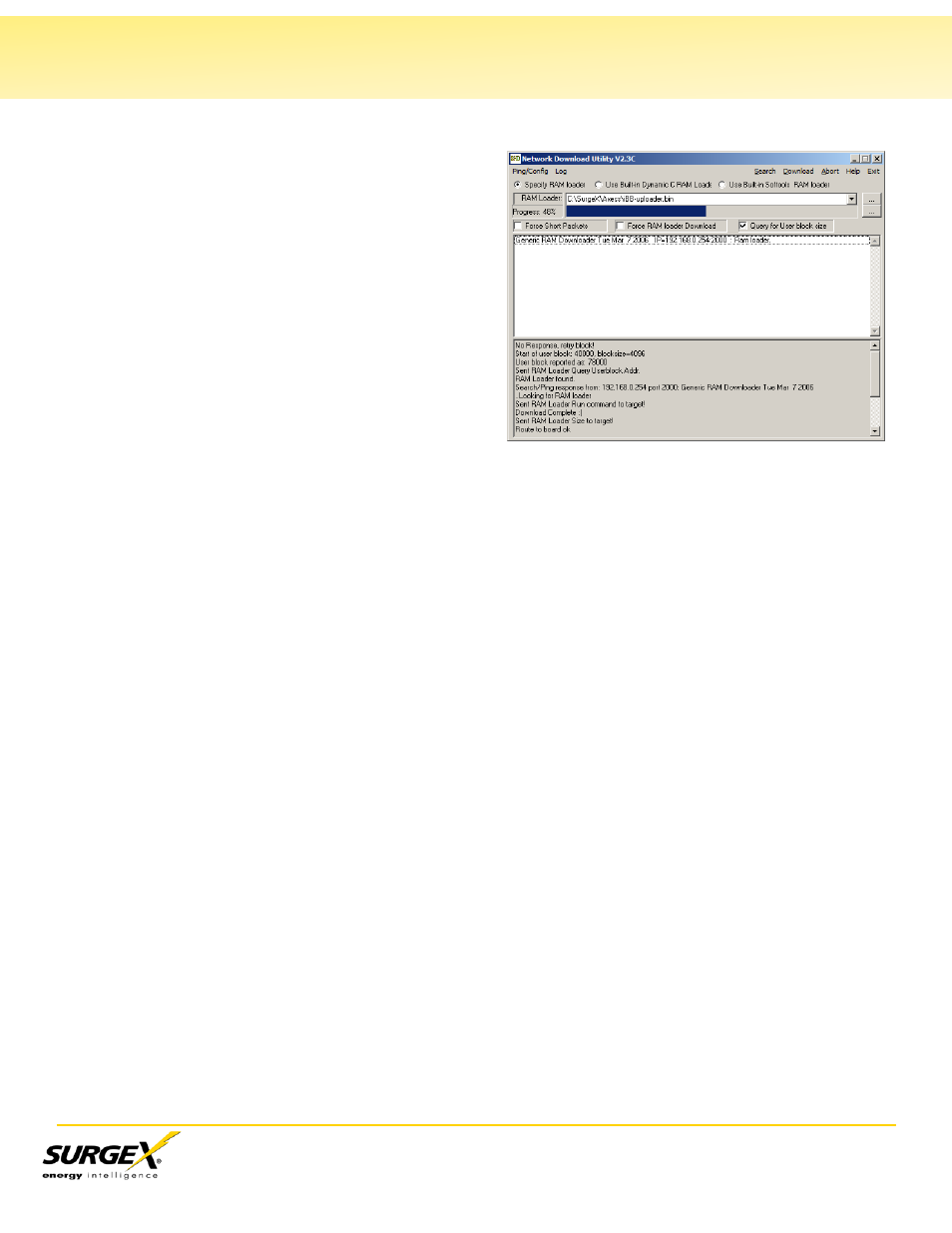Ii. upgrade procedure, Continued) | SurgeX SX-AX20 User Manual | Page 4 / 4