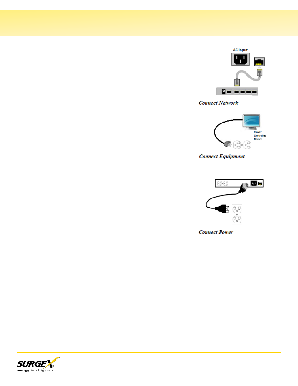 Ii. installation, Ethernet connection, Ac power connections | Led indicators | SurgeX SA-82 User Manual | Page 4 / 26