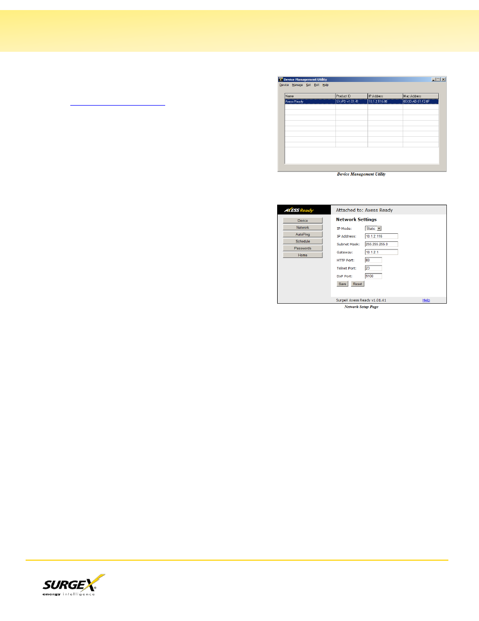 Changing the ip address | SurgeX SA-82 User Manual | Page 2 / 2