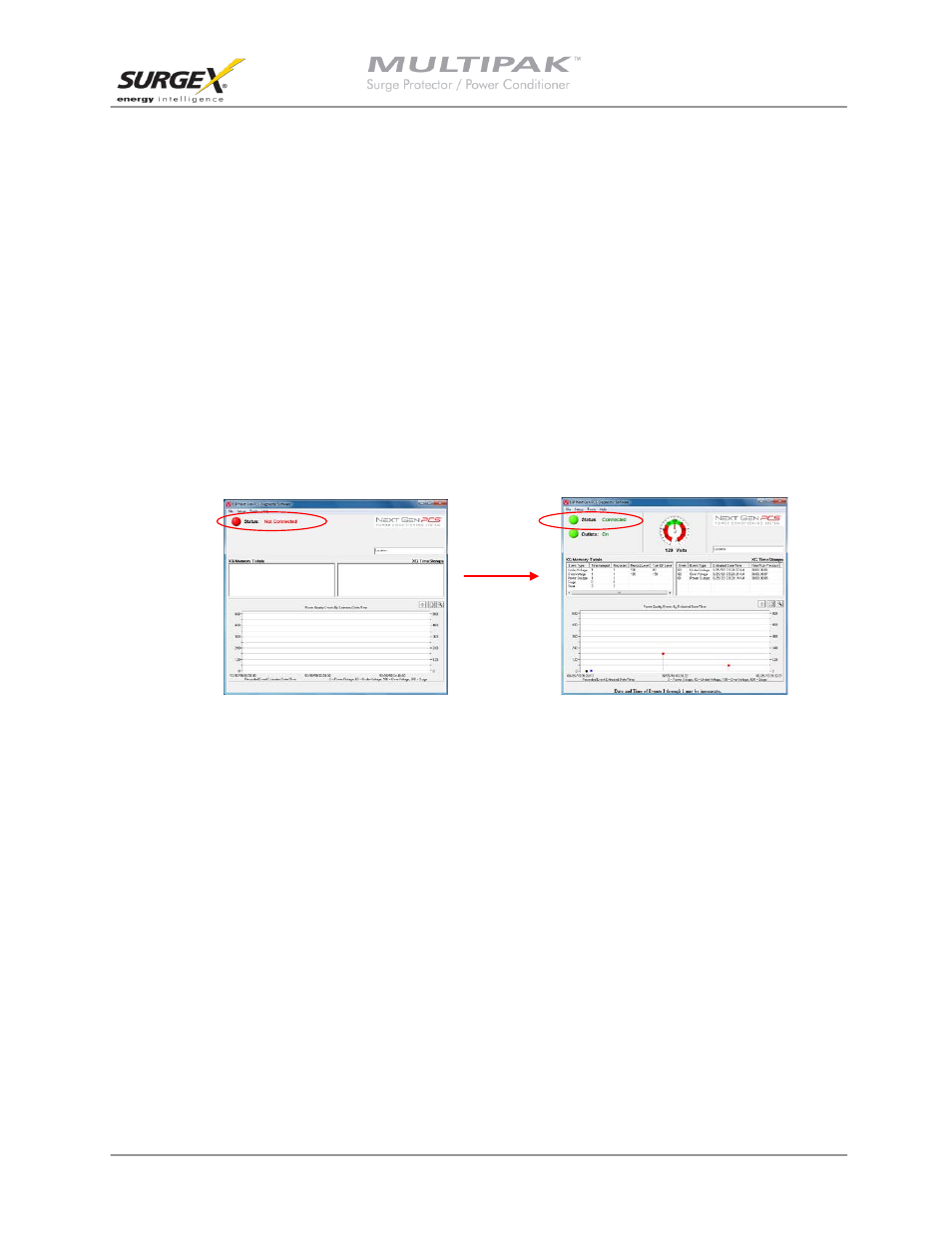 B. instructions for data retrieval, Iv. diagnostic software, Starting the program | How to connect to the multipak | SurgeX SX-DS-156 User Manual | Page 11 / 23
