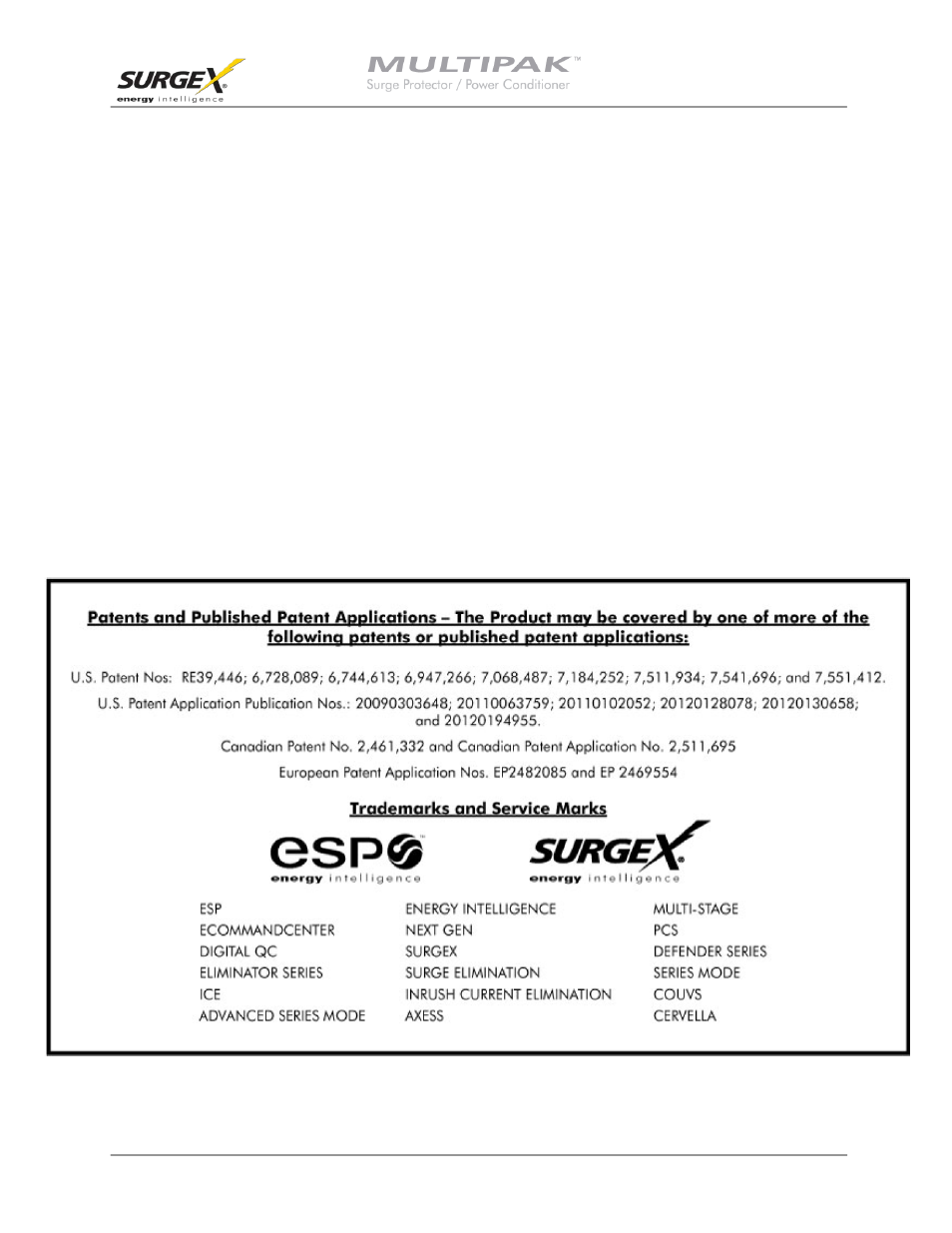 SurgeX SX-DS-156 User Manual | Page 2 / 23