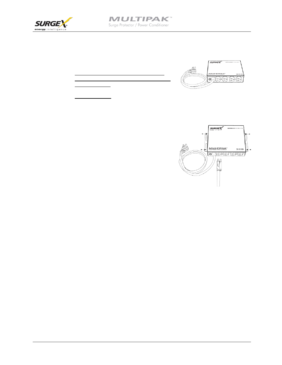 Ii. installation instructions, Installation | SurgeX SX-DS-156 User Manual | Page 5 / 23