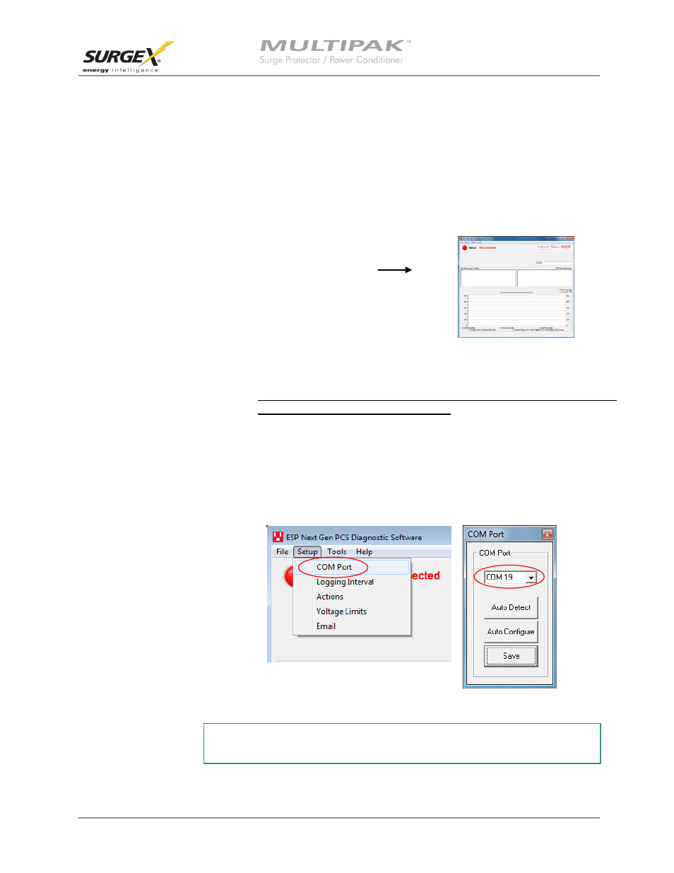 Diagnostic software installation | SurgeX SX-DS-156 User Manual | Page 9 / 23