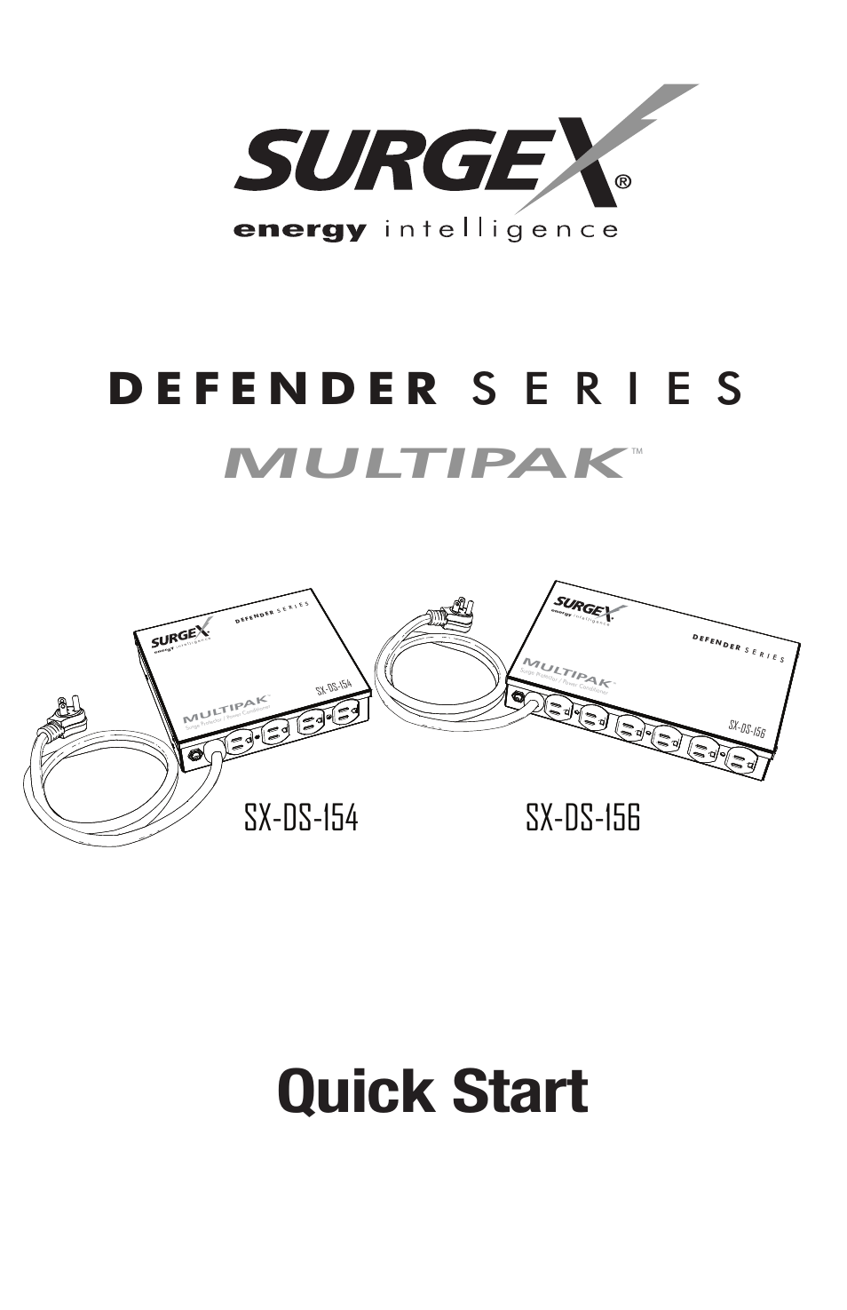 SurgeX SX-DS-156 User Manual | 4 pages