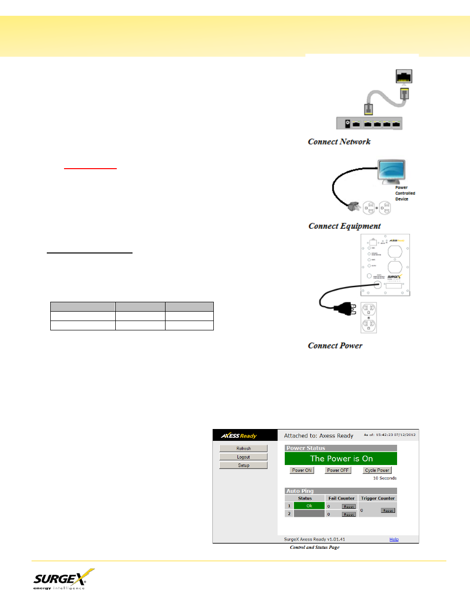 SurgeX CM-1115-RT-AR User Manual | 2 pages