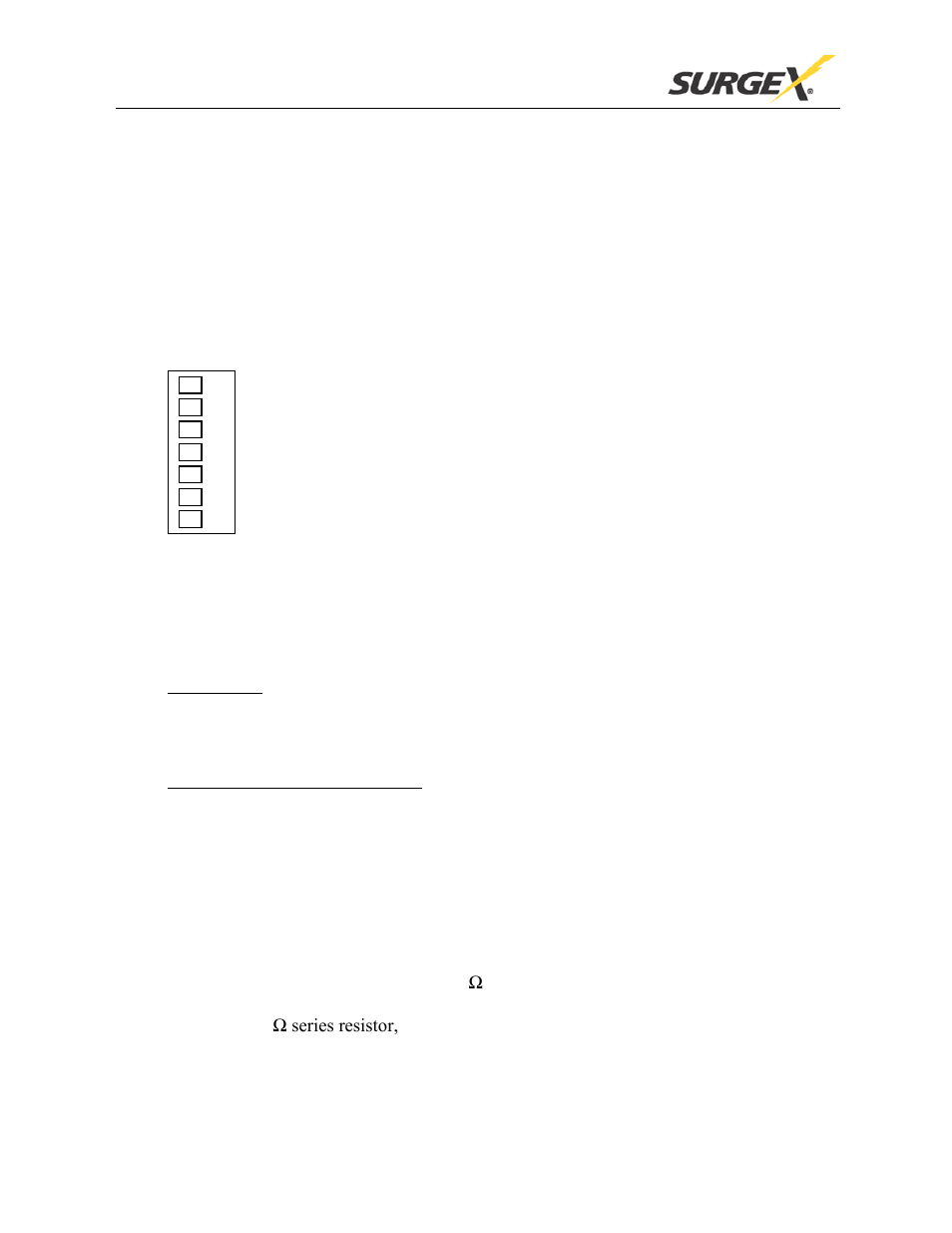 3 remote control connections, 1 control inputs, 2 external led connections | SurgeX CM-1120-RT24 User Manual | Page 6 / 8