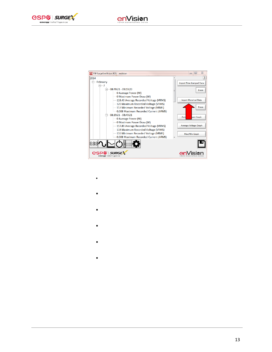 Software user manual | SurgeX EV-23010 User Manual | Page 14 / 17
