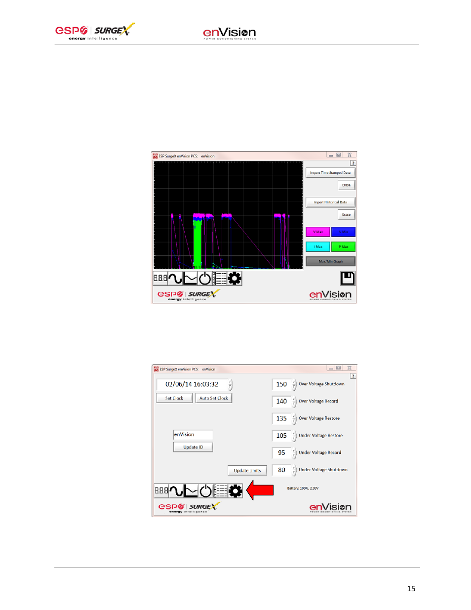 Software user manual | SurgeX EV-23010 User Manual | Page 16 / 17