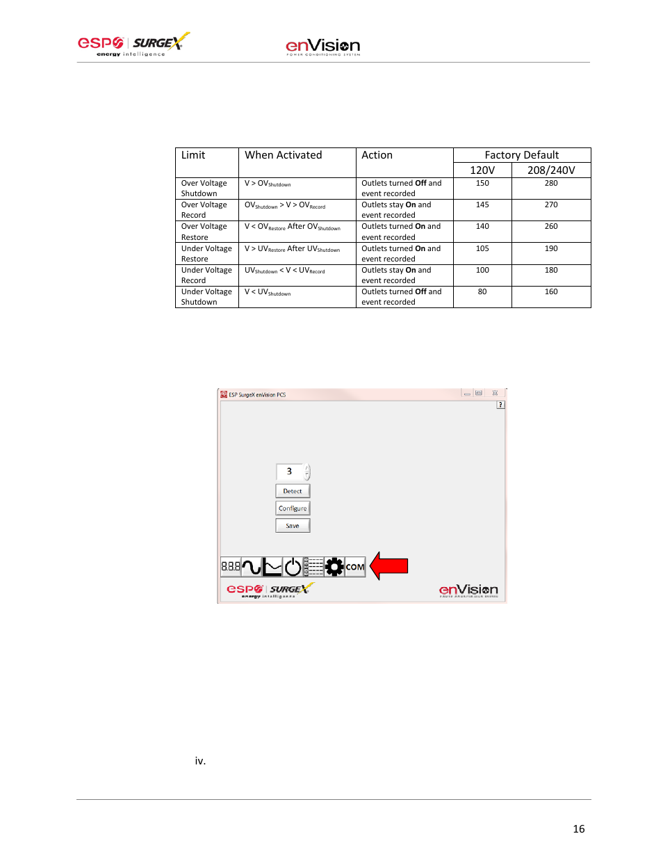 Software user manual | SurgeX EV-23010 User Manual | Page 17 / 17