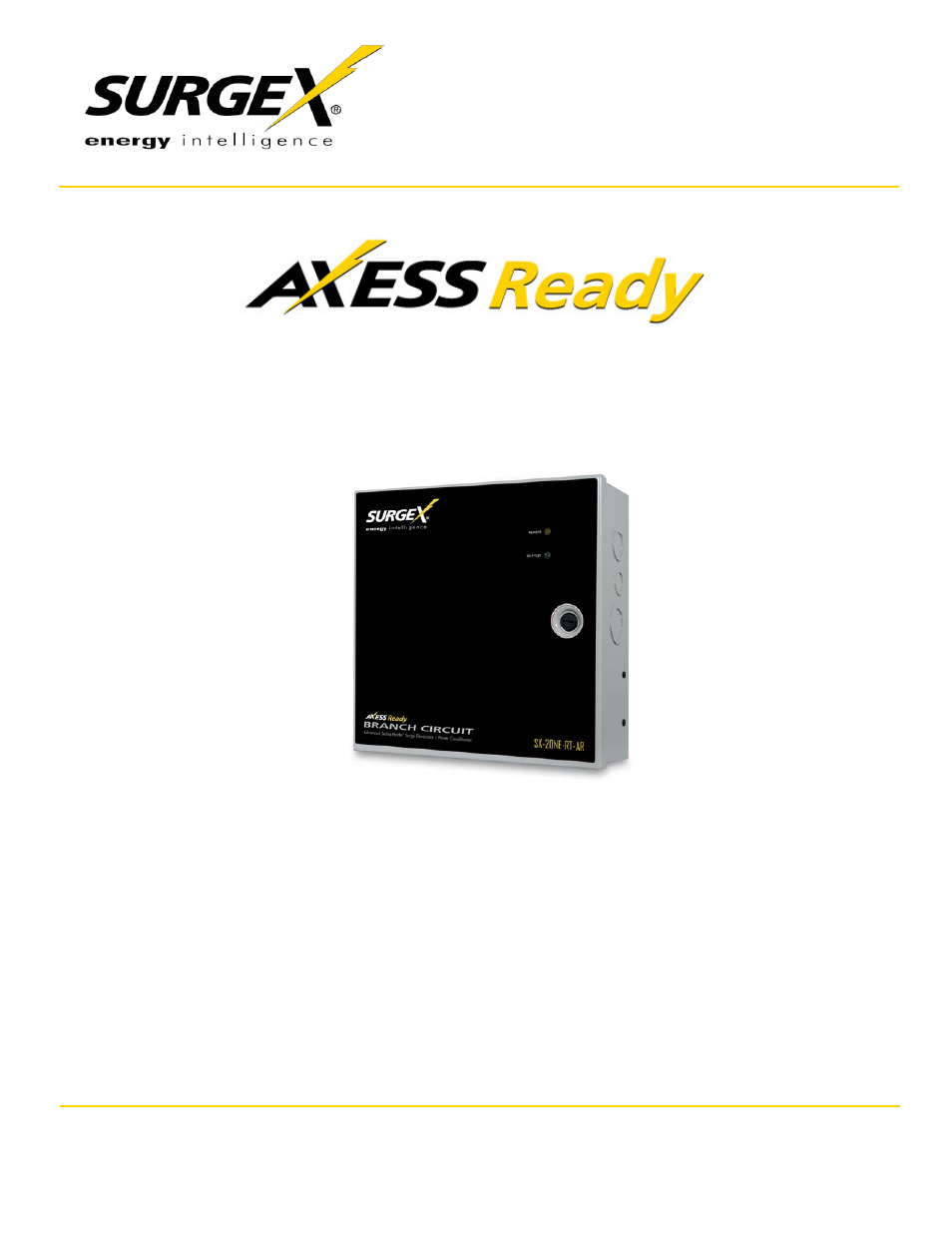 SurgeX SX-20NE-RT-AR User Manual | 29 pages