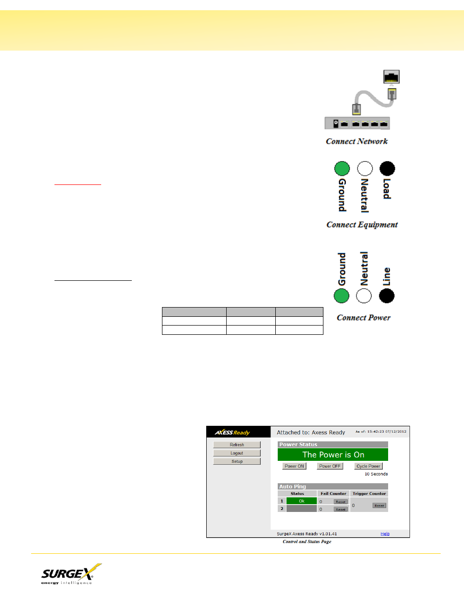 SurgeX SX-20NE-RT-AR User Manual | 2 pages